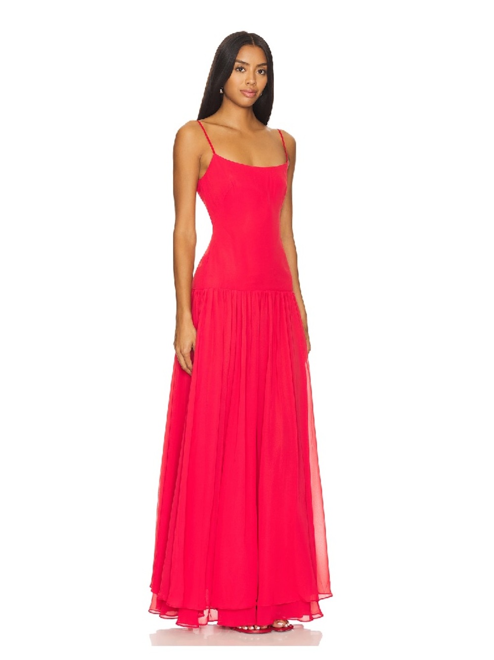 Lovers + Friends Giulia Gown - Pink\Red Women's Gown size xs